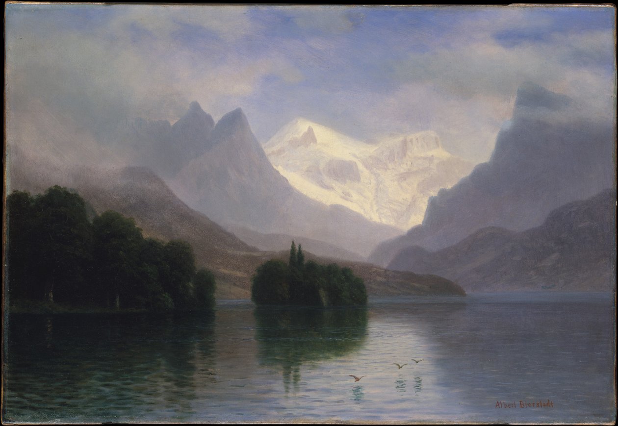 Bergszene von Albert Bierstadt