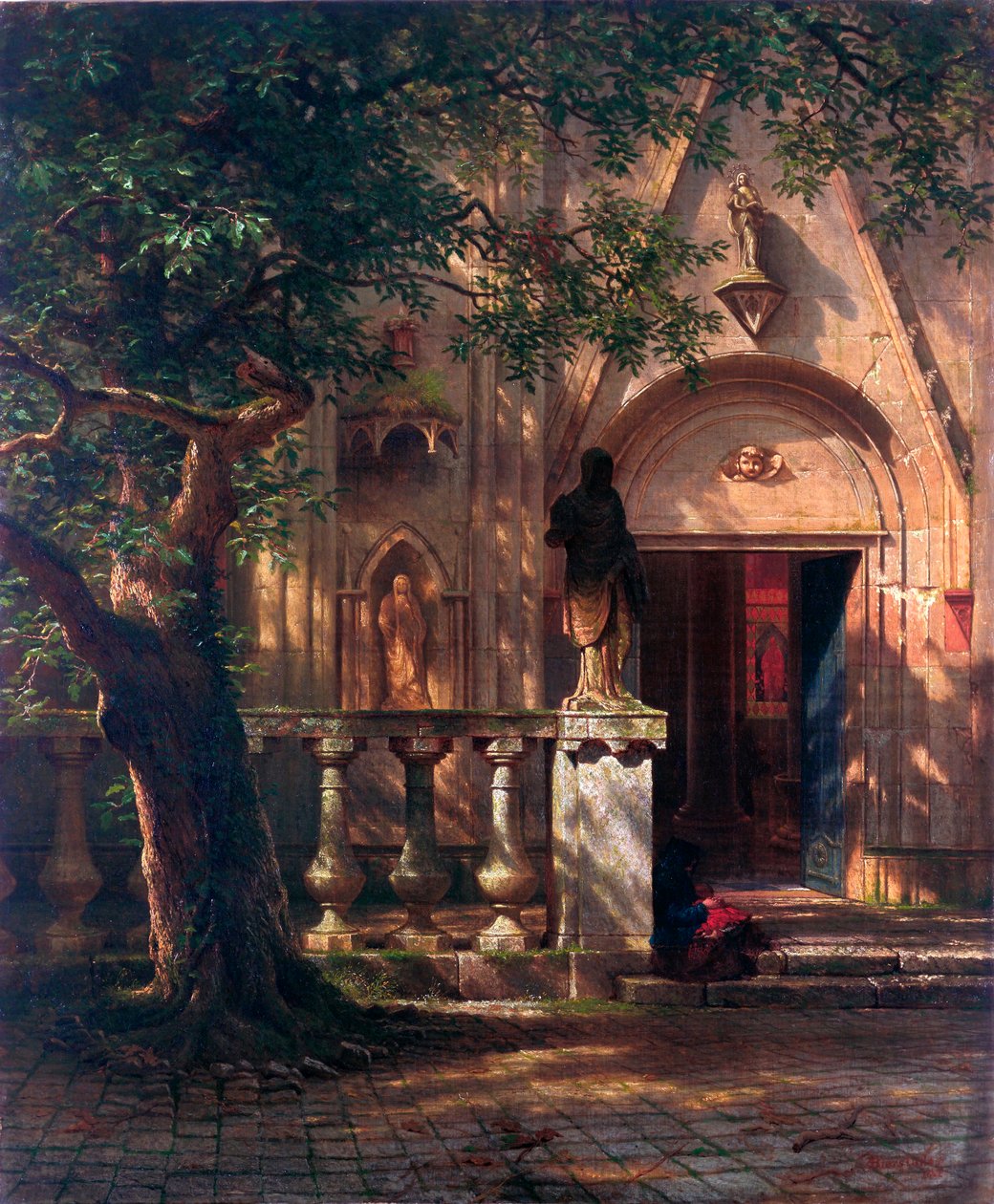 Sonnenlicht und Schatten von Albert Bierstadt