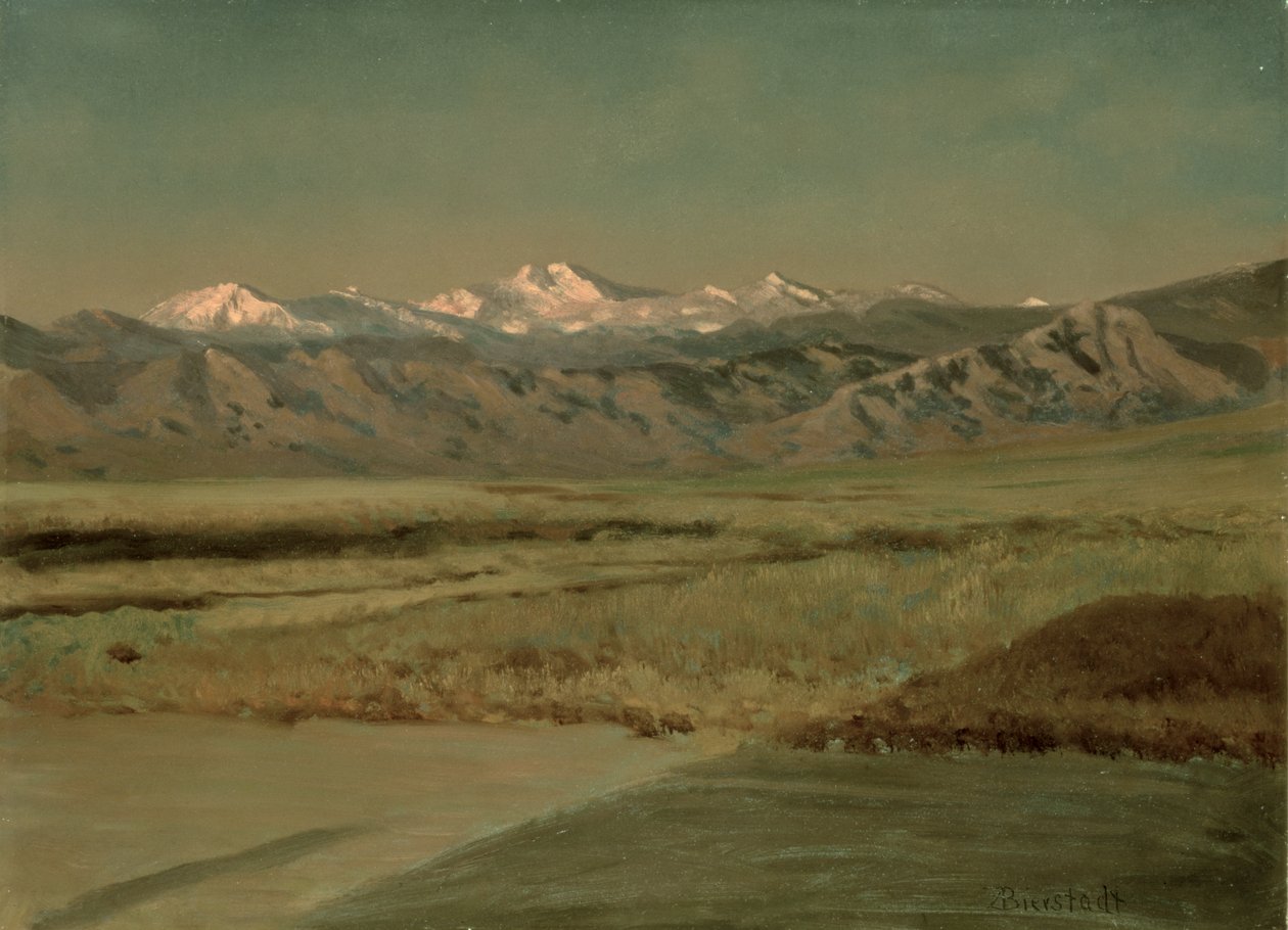 Die Grand Tetons, Wyoming von Albert Bierstadt