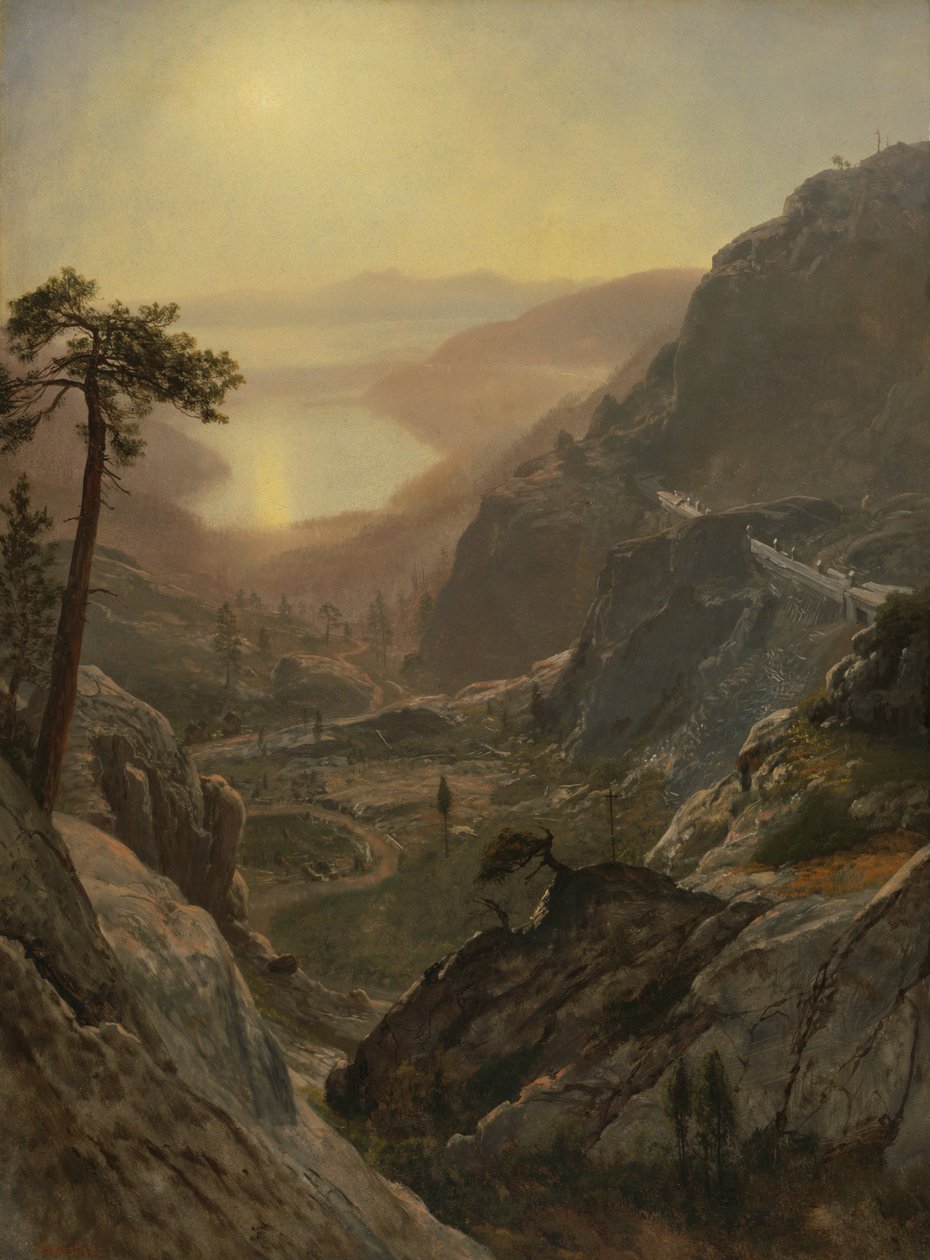 Blick auf den Donnersee von Albert Bierstadt