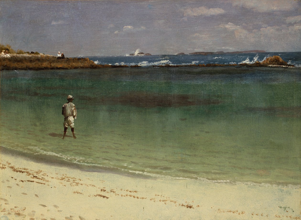Westindische Küstenszene, ca. 1880-93 von Albert Bierstadt