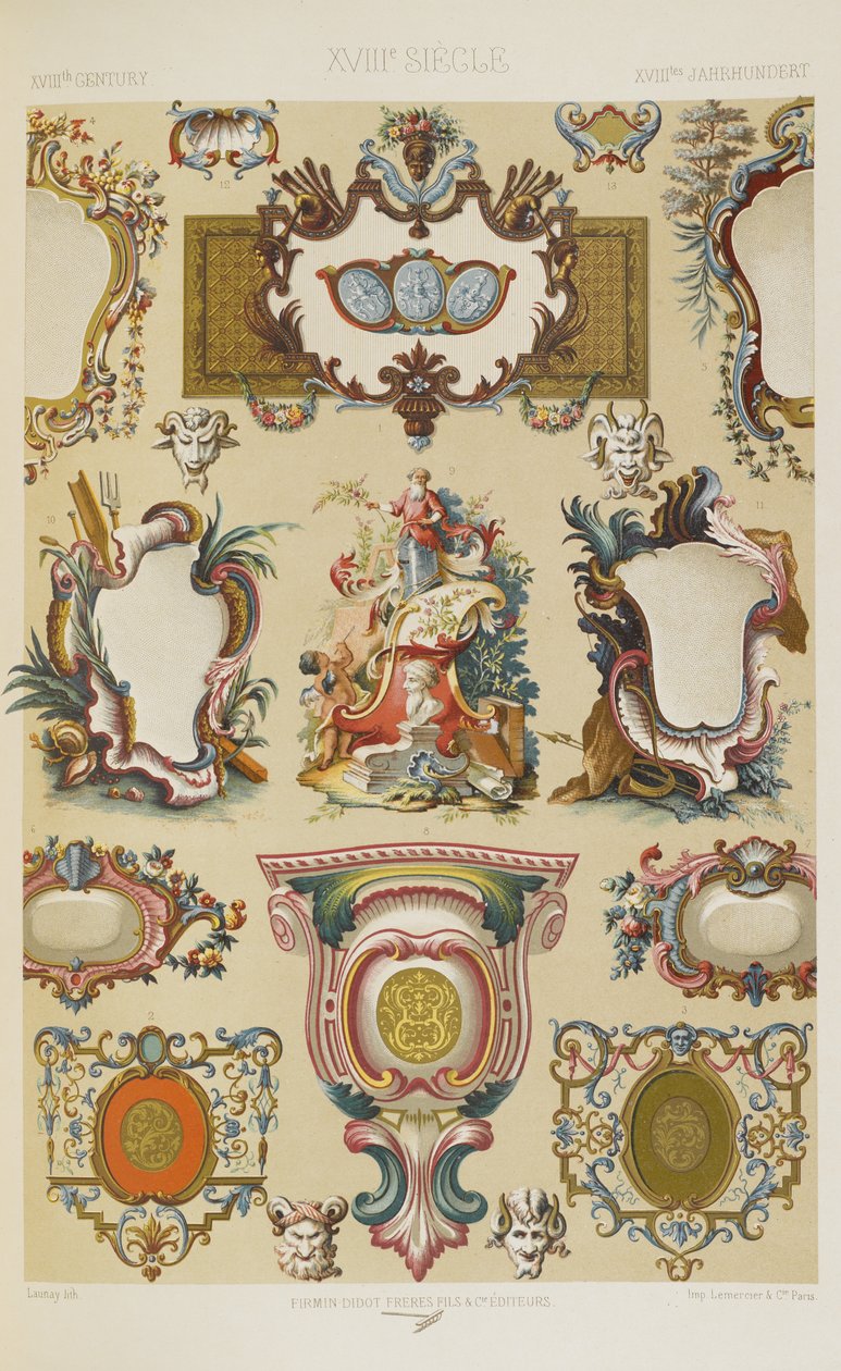 XVIII Jahrhundert, Tafel 93 aus 