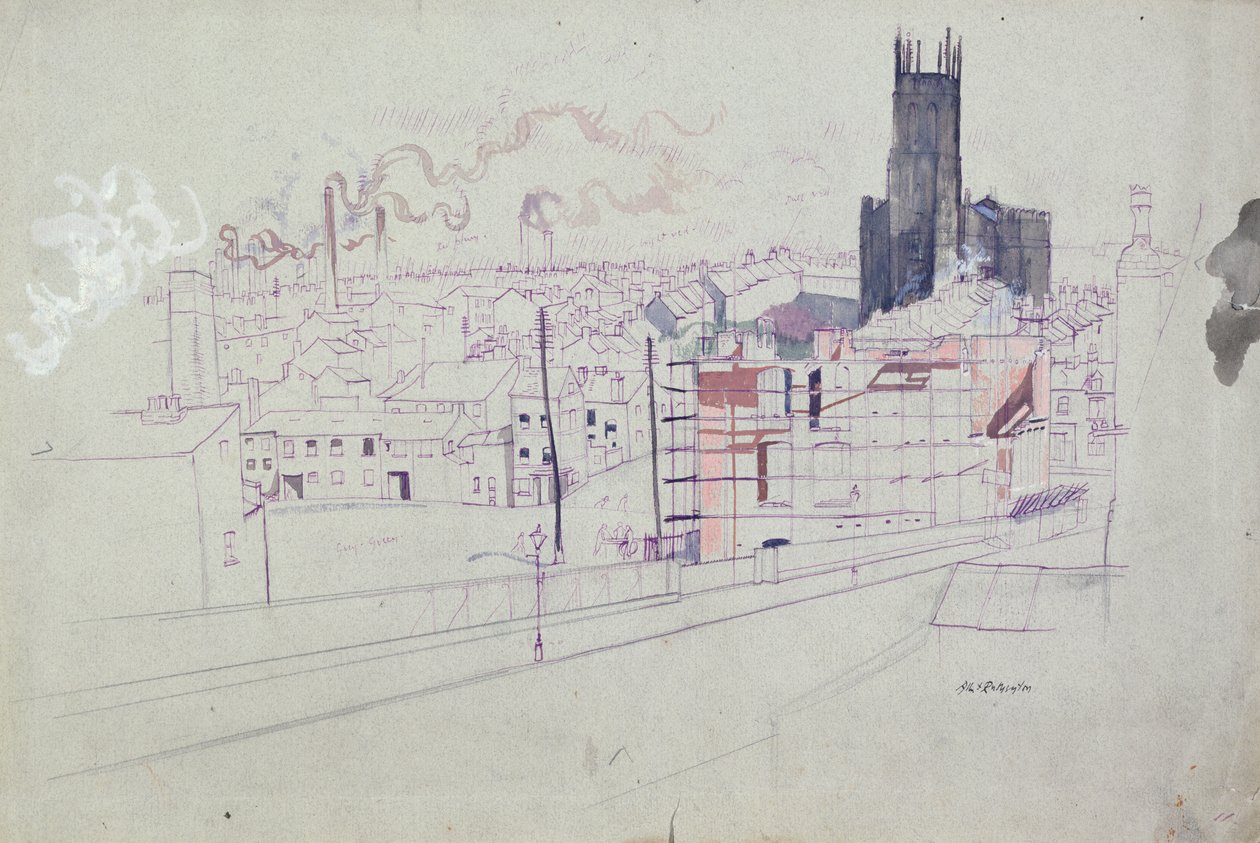 Industriestadt (Leeds) von Albert Daniel Rutherston