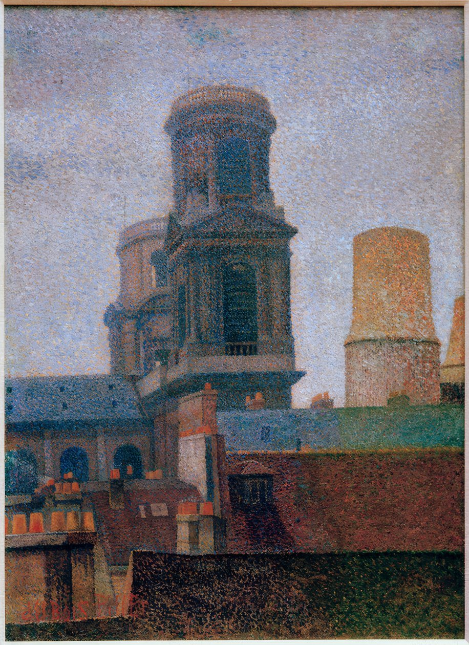 Die Türme, Saint-Sulpice von Albert Dubois Pillet