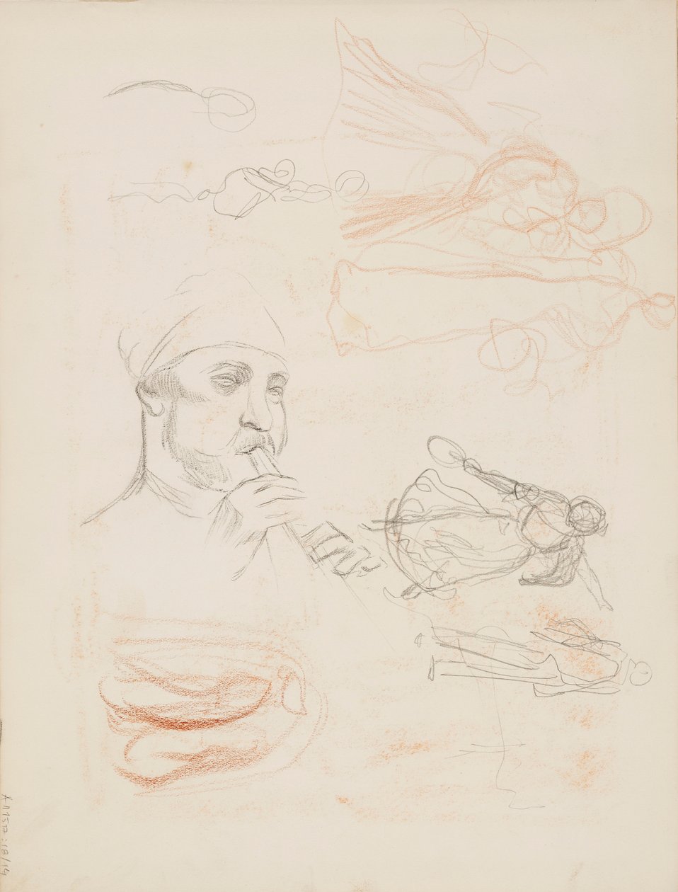 Personenskizzen von Albert Edelfelt