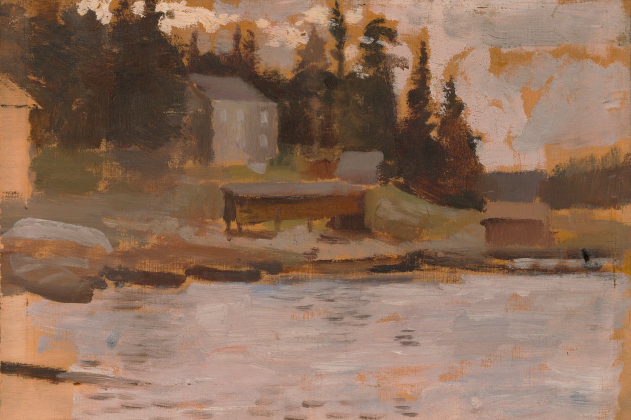 Landschaftsskizze von Hamari von Albert Edelfelt