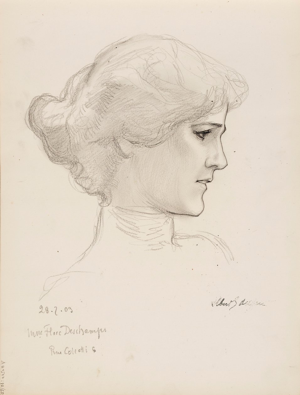 Mme Flore Deschamps von Albert Edelfelt