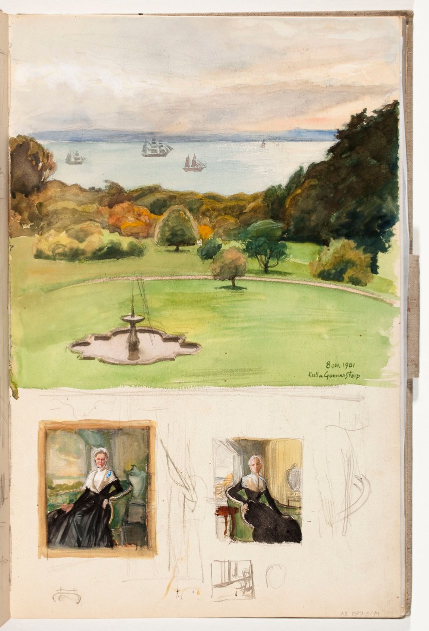 Ohne Titel von Albert Edelfelt