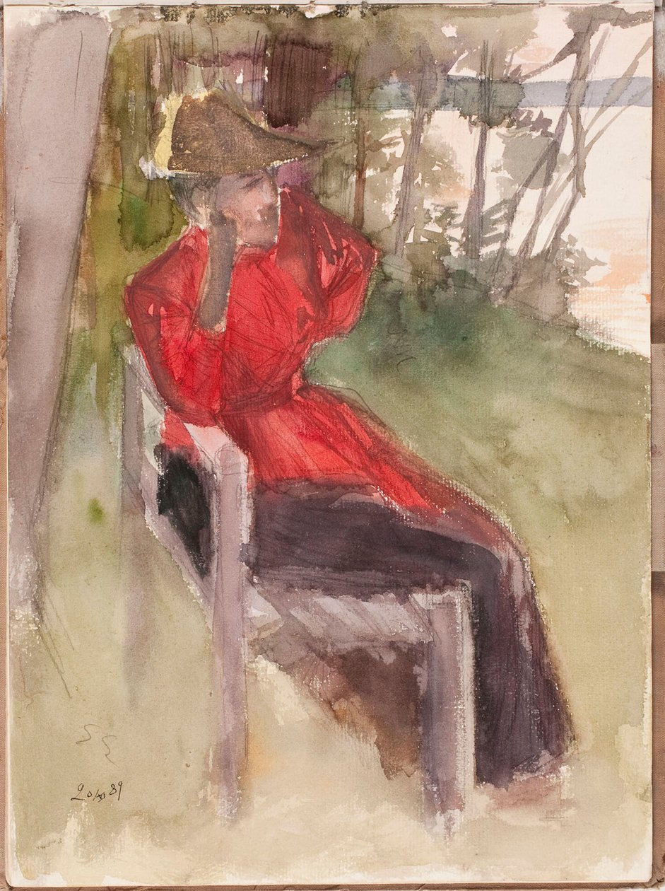 Ohne Titel von Albert Edelfelt