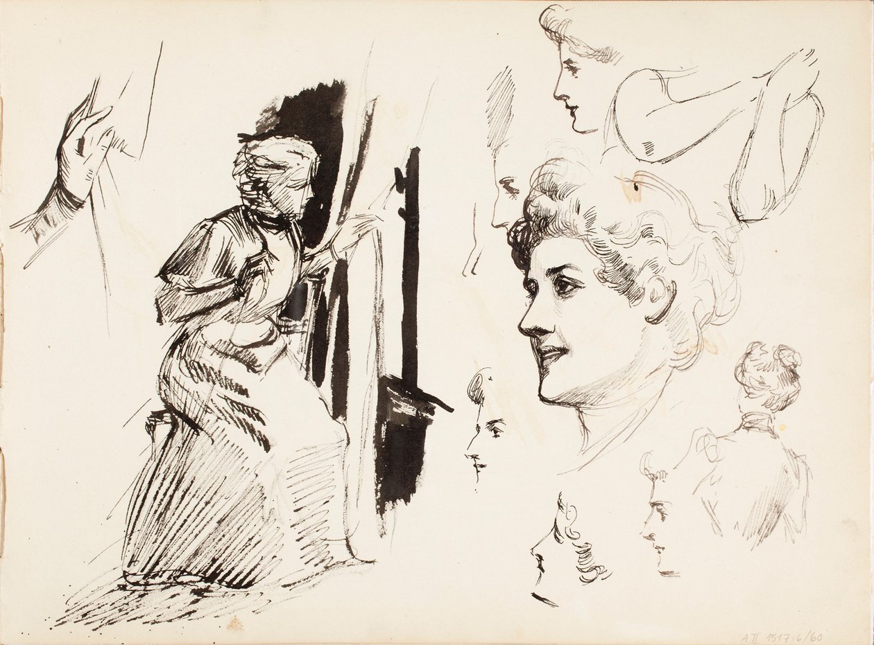 Ohne Titel von Albert Edelfelt