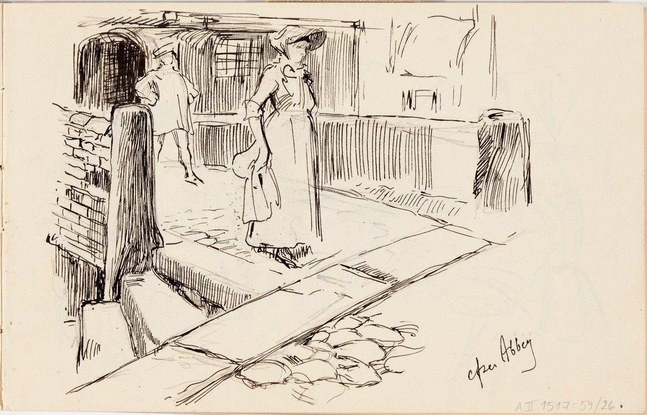 Ohne Titel von Albert Edelfelt