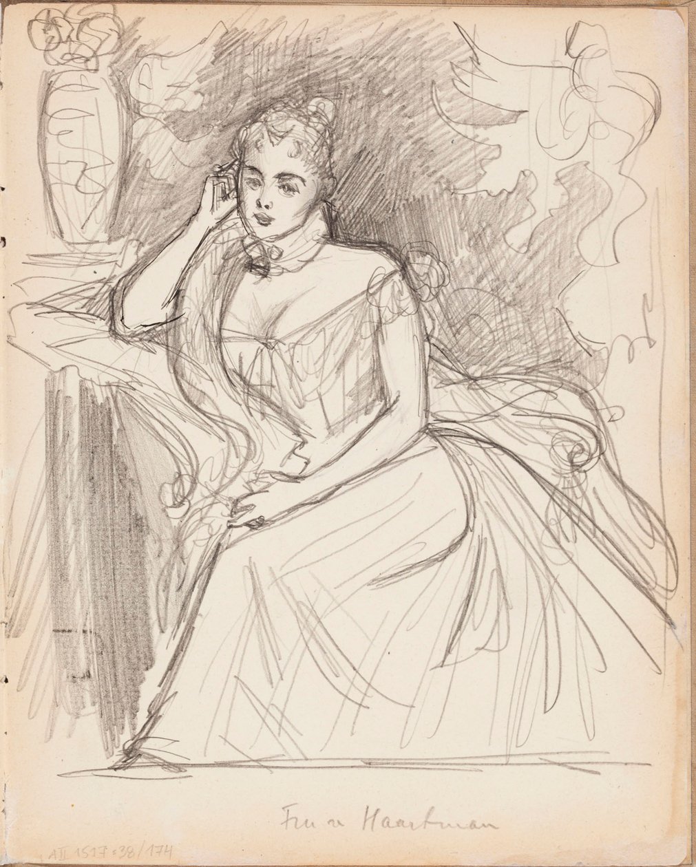 Ohne Titel von Albert Edelfelt