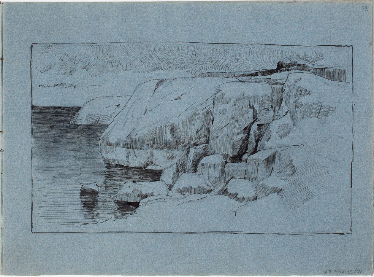 Ohne Titel von Albert Edelfelt