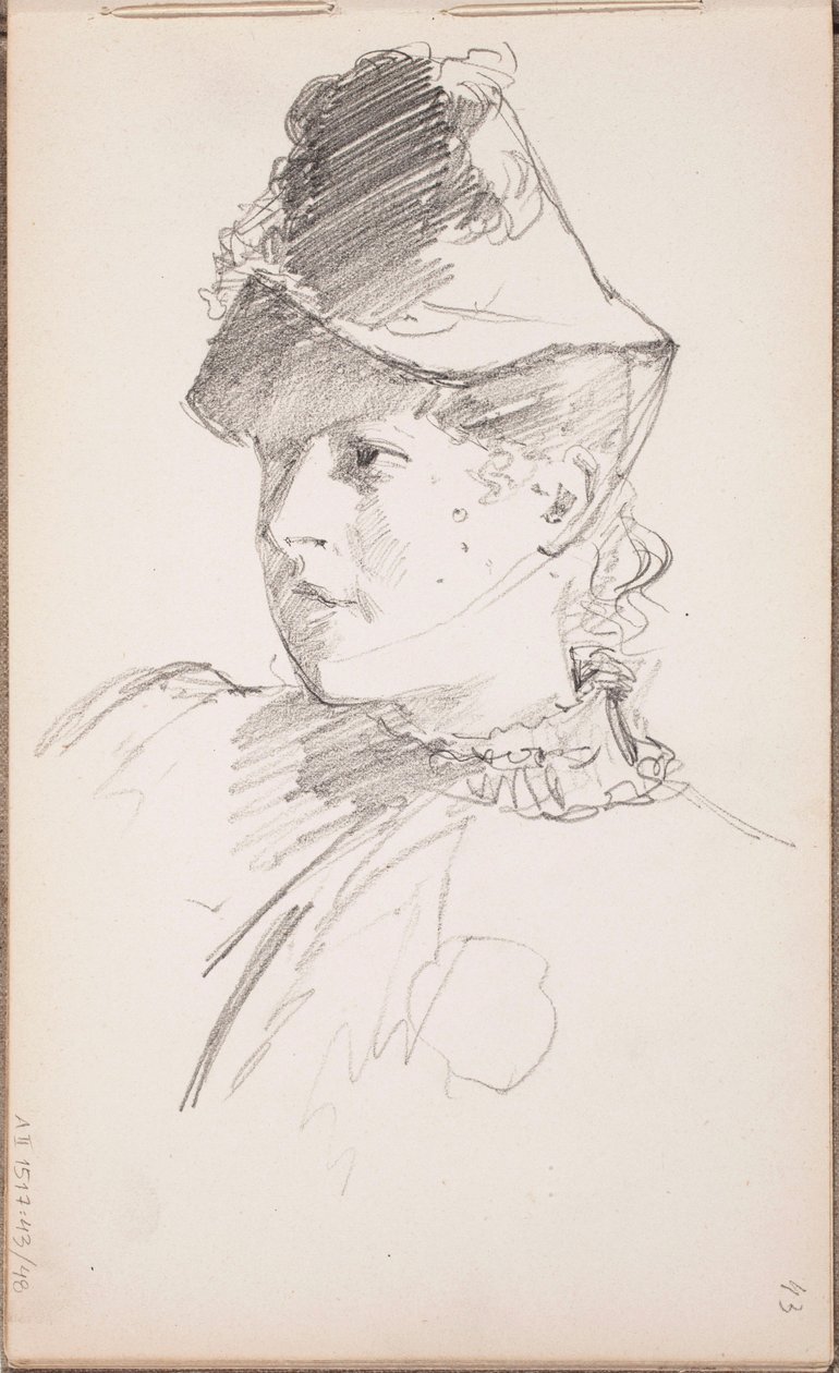 Ohne Titel von Albert Edelfelt