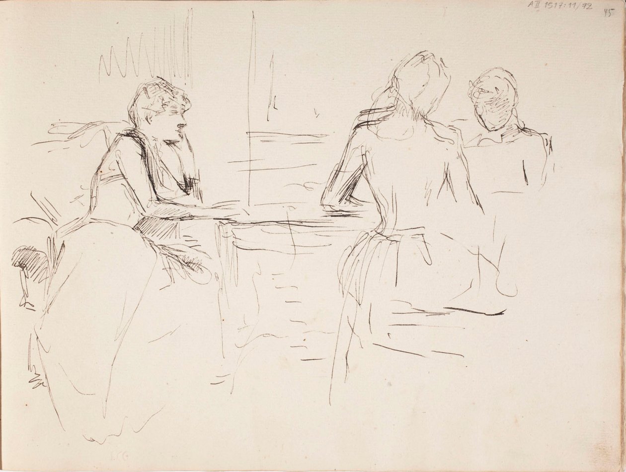 Ohne Titel von Albert Edelfelt