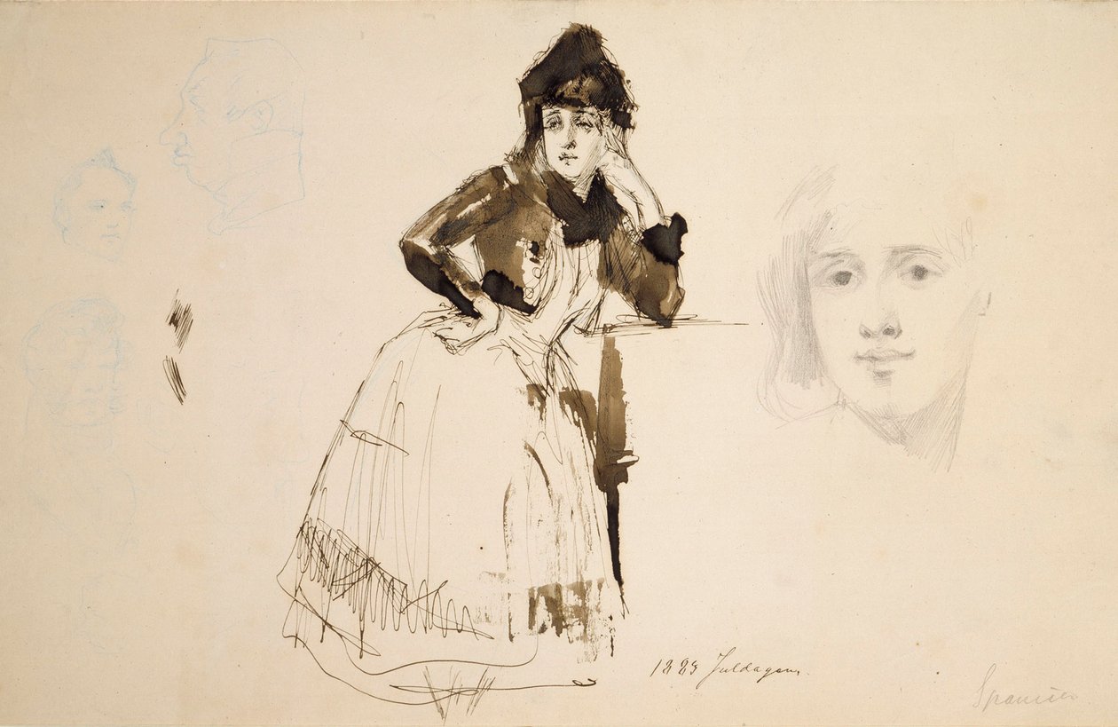 Ohne Titel von Albert Edelfelt