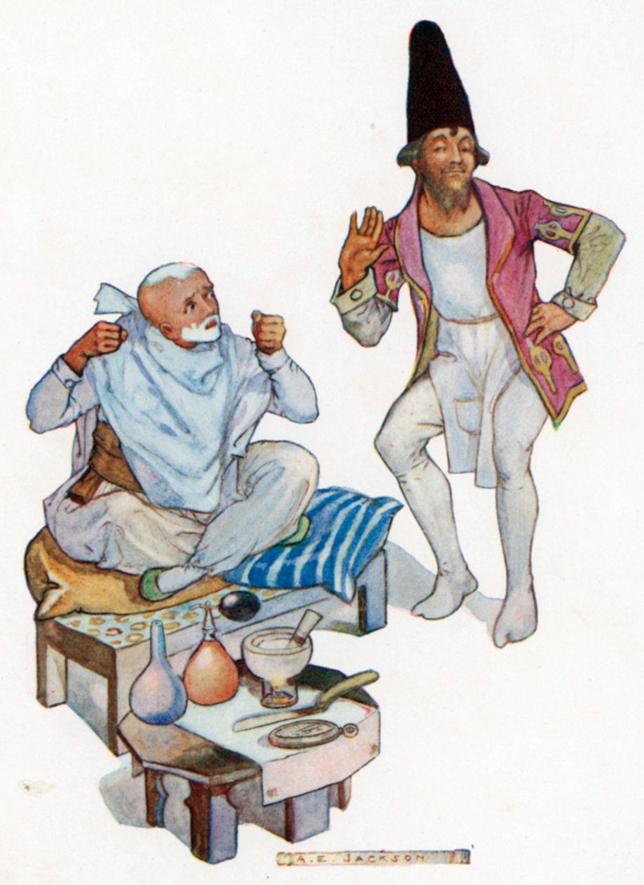 "Sei ruhig, mein Meister" von Albert Edward Jackson