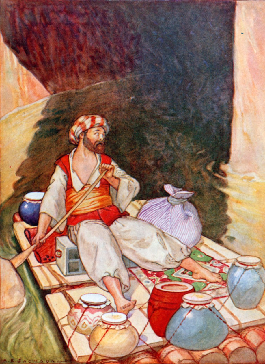 Sindbad führte es den Fluss hinunter von Albert Edward Jackson