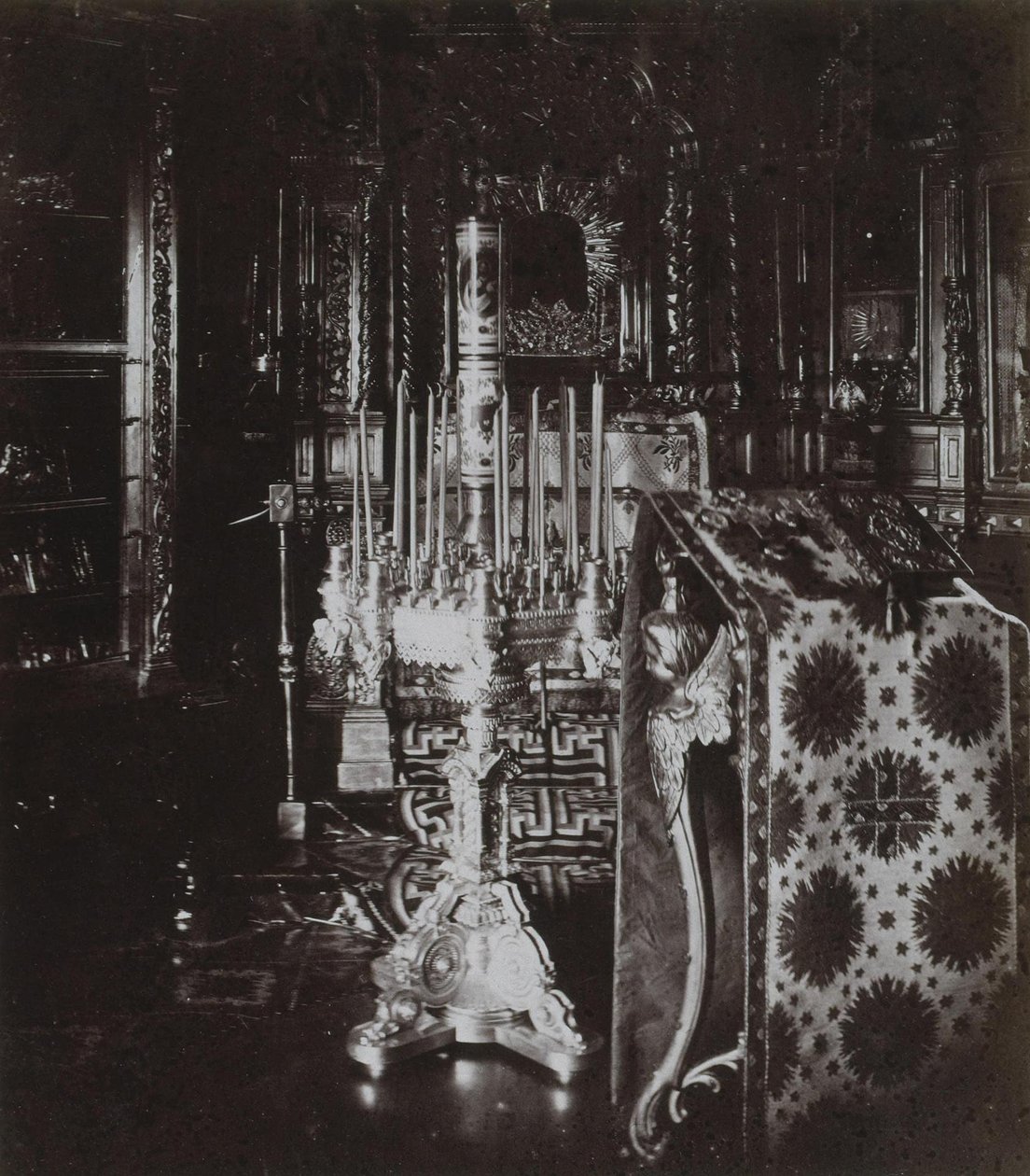Hauskapelle in der Hütte von Peter dem Großen in Petersburg, 1872 von Albert Felisch