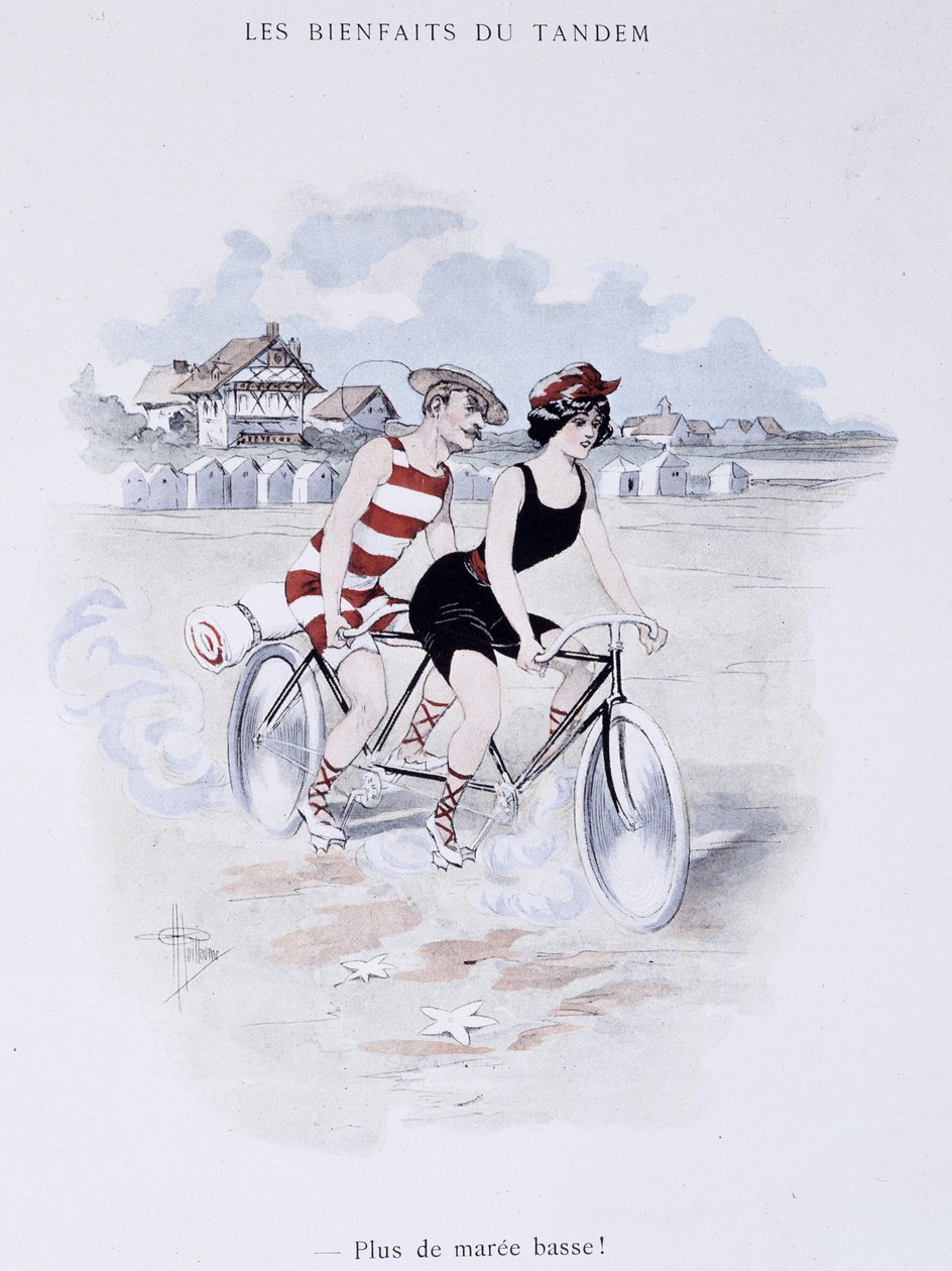 Vorteile des Tander in „Etoile de mer“. A. Guillaume. Editions Simonis Empis, Paris von Albert Guillaume