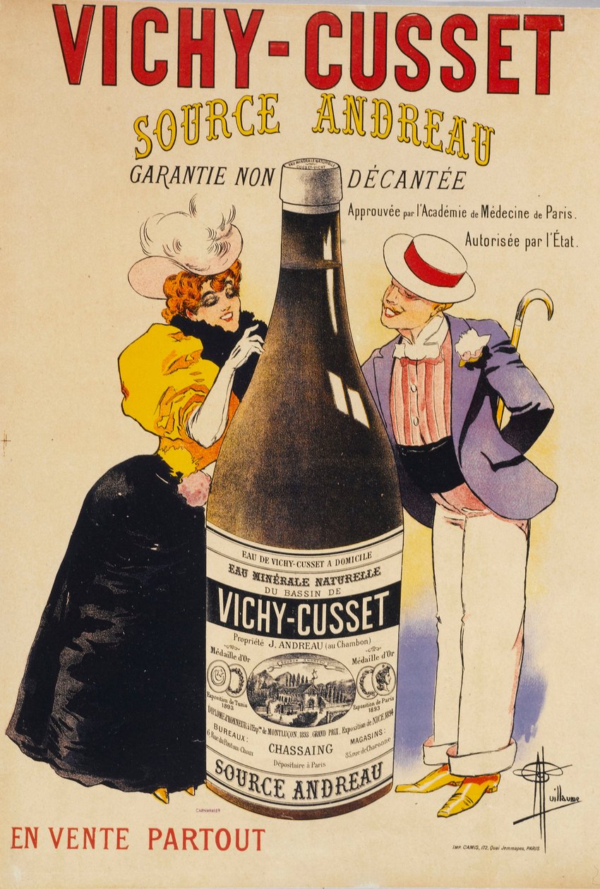 Vichy-Cusset - Quelle Andreau, ca. 1895 von Albert Guillaume