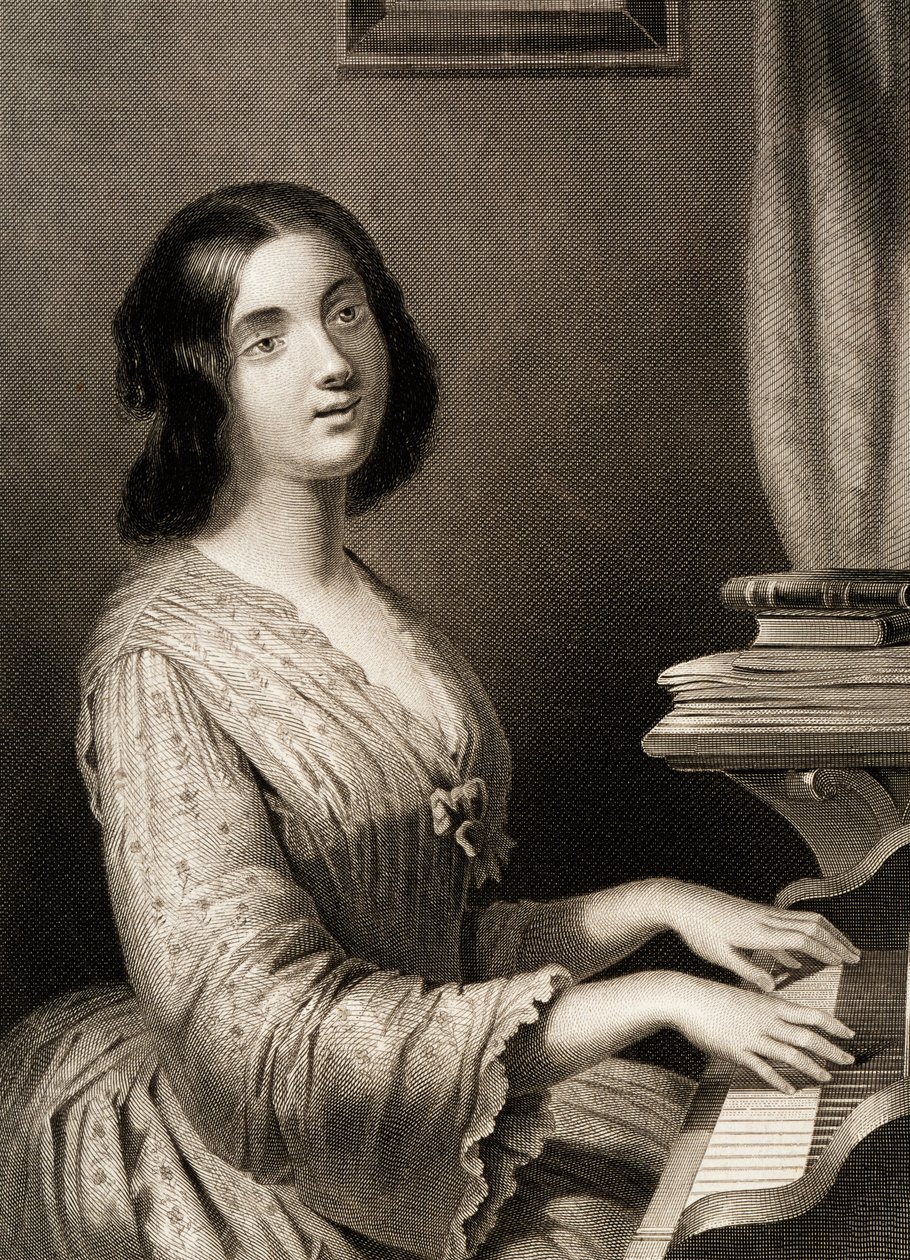 Sänger begleitet von Klavier von Albert Henry Payne