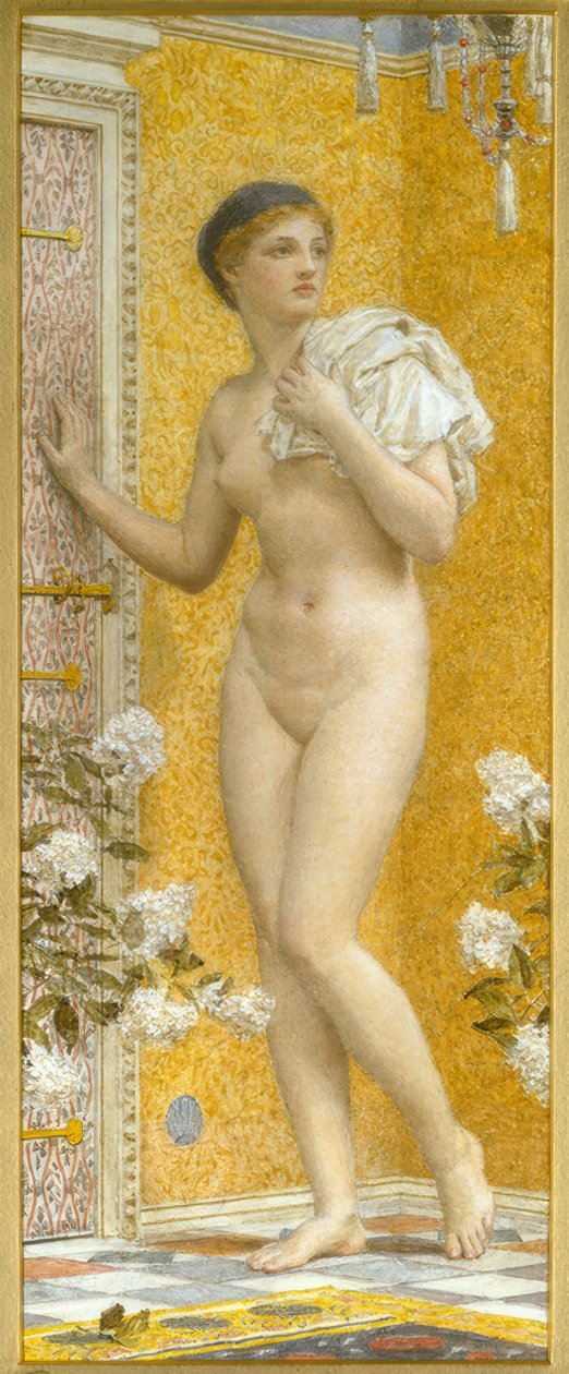 Ein gelbes Zimmer von Albert Joseph Moore