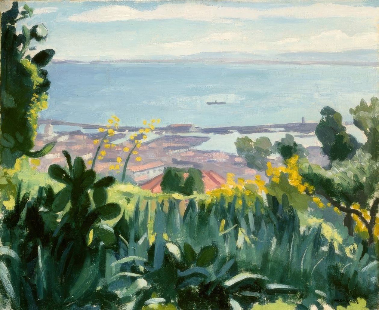 Algier – Blick von den Höhen von Mustapha von Albert Marquet