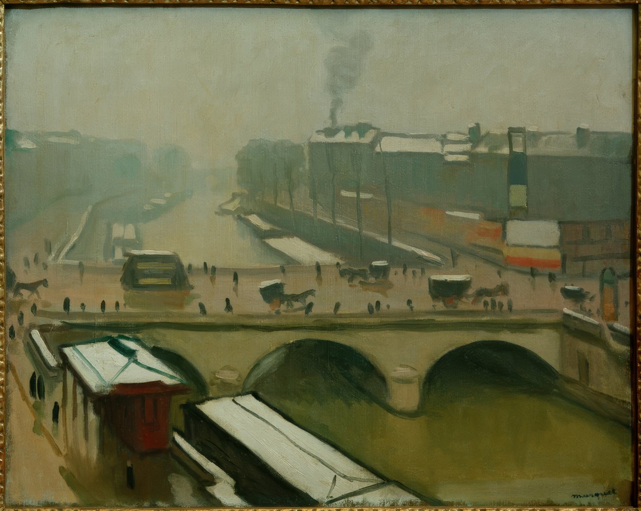 Blick auf den Pont St. Michel in Paris von Albert Marquet