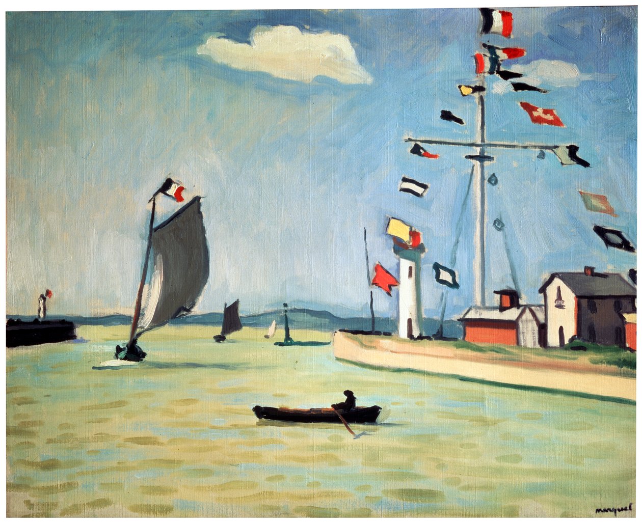 Hafen von Honfleur, ca. 1911 von Albert Marquet