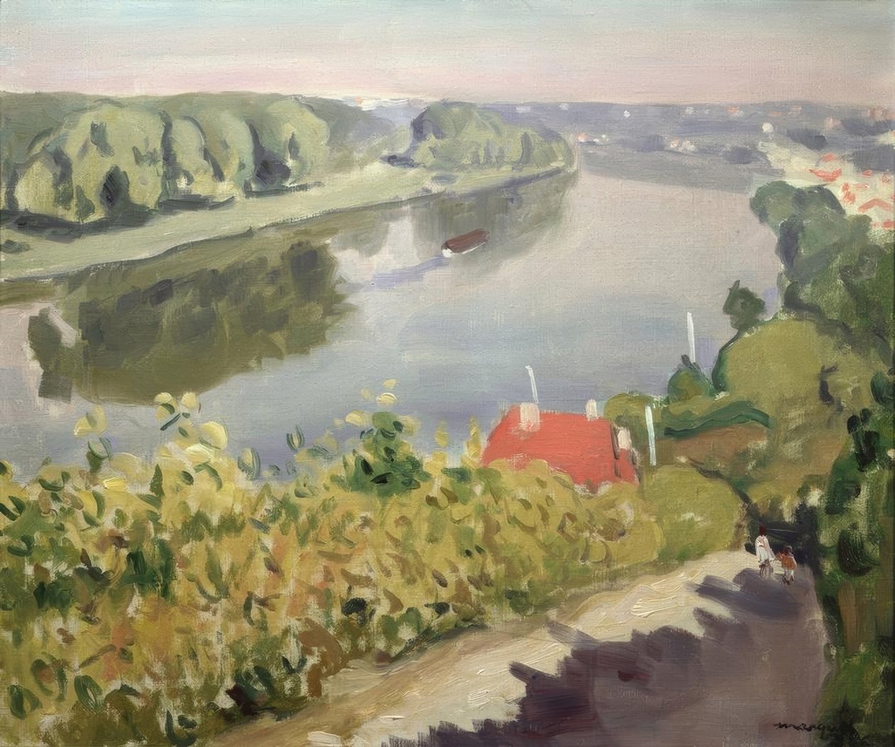 La Petite Frette oder Die Seine bei Herblay von Albert Marquet