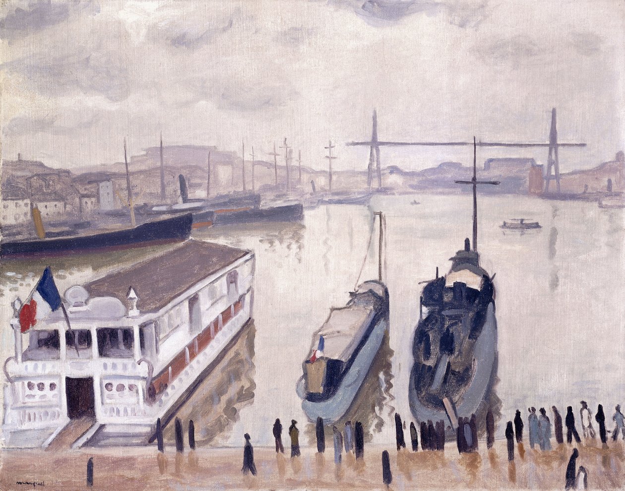 Le Cercle Nautique, Marseille von Albert Marquet