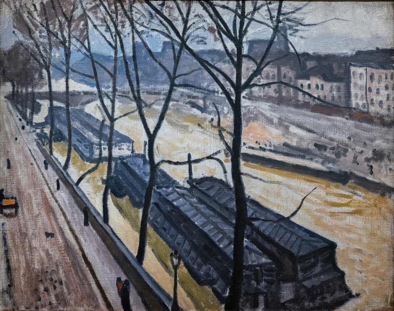 Paris im Winter. Quai Bourbon von Albert Marquet