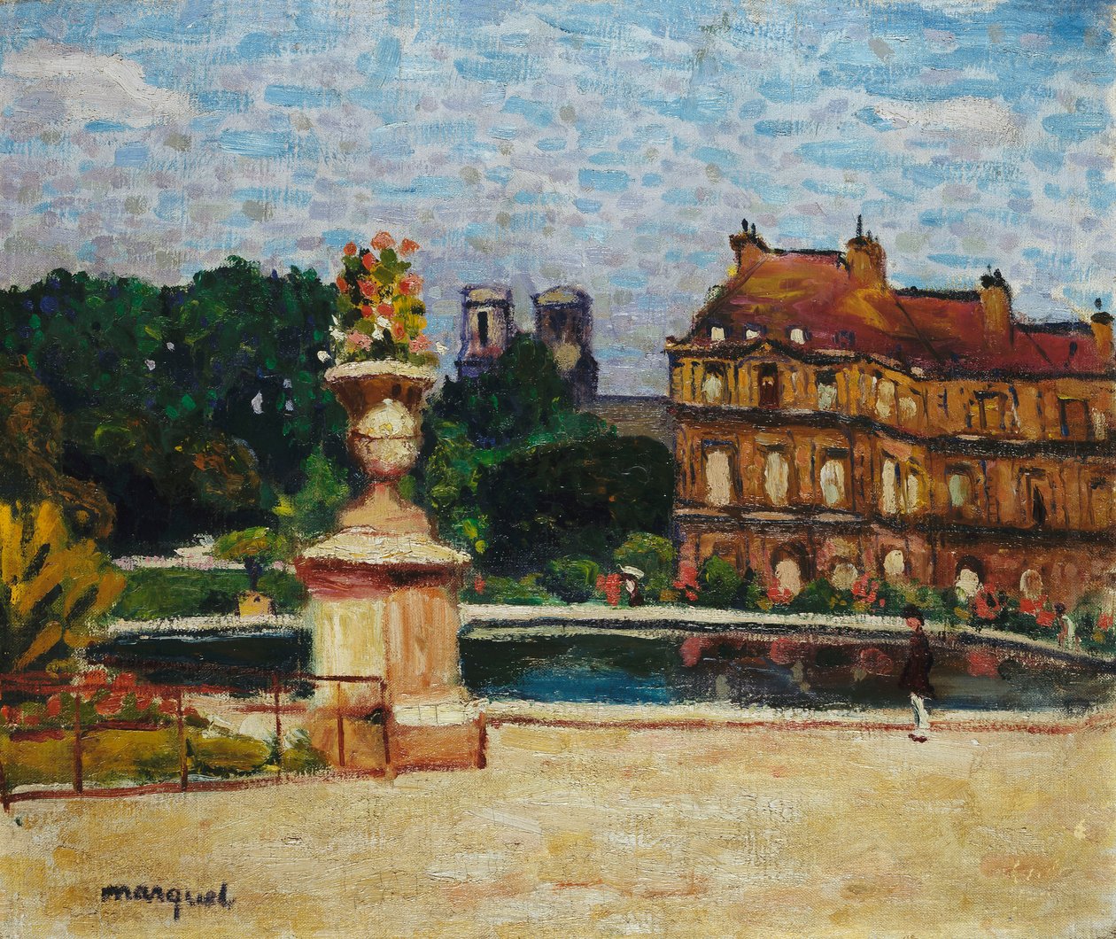 Der Teich im Luxemburg von Albert Marquet