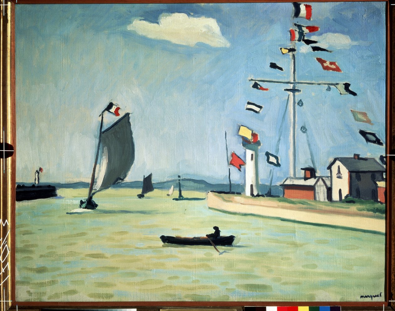 Der Hafen von Honfleur in der Normandie von Albert Marquet