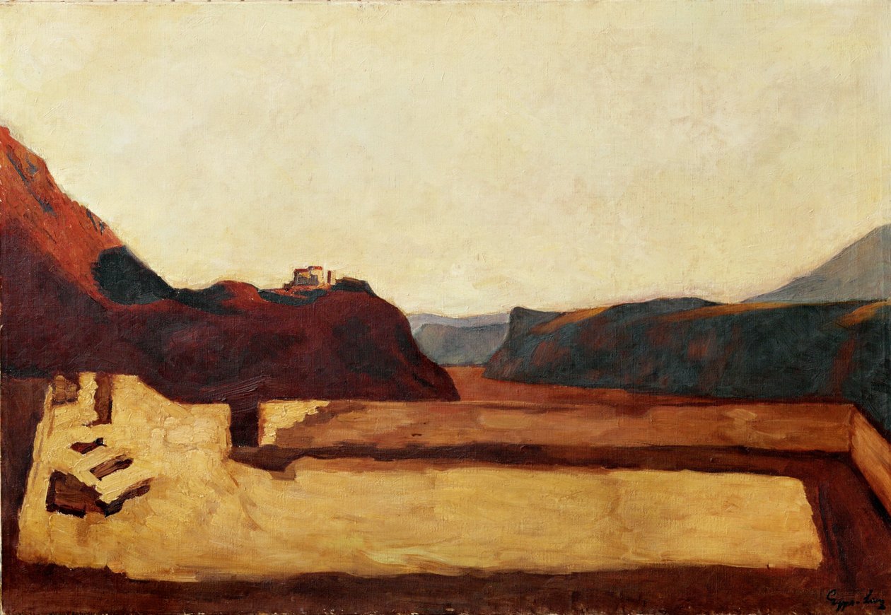 Am Kalvarienberg bei Bozen von Albin Egger-Lienz