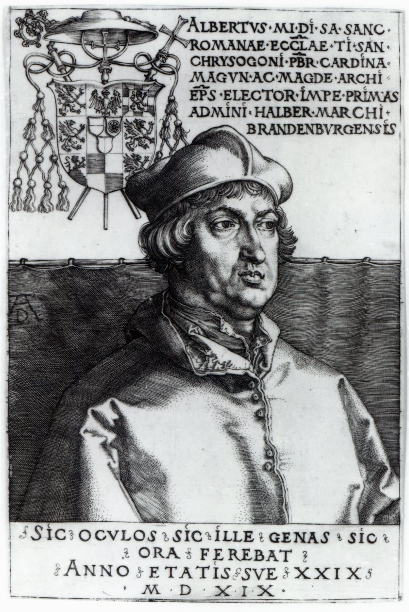 Albrecht von Brandenburg, 1519 von Albrecht Dürer