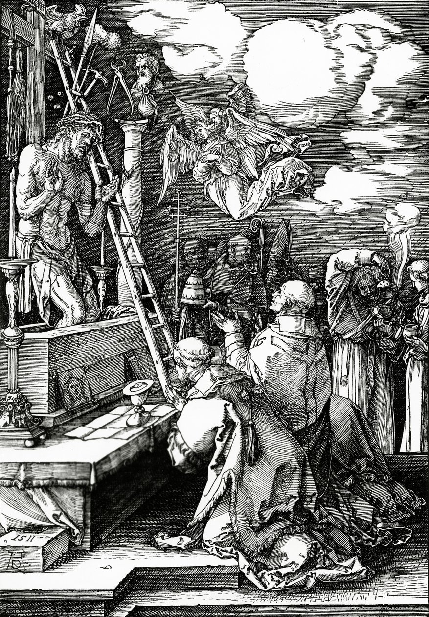 Die Messe des heiligen Gregor, 1511 von Albrecht Dürer