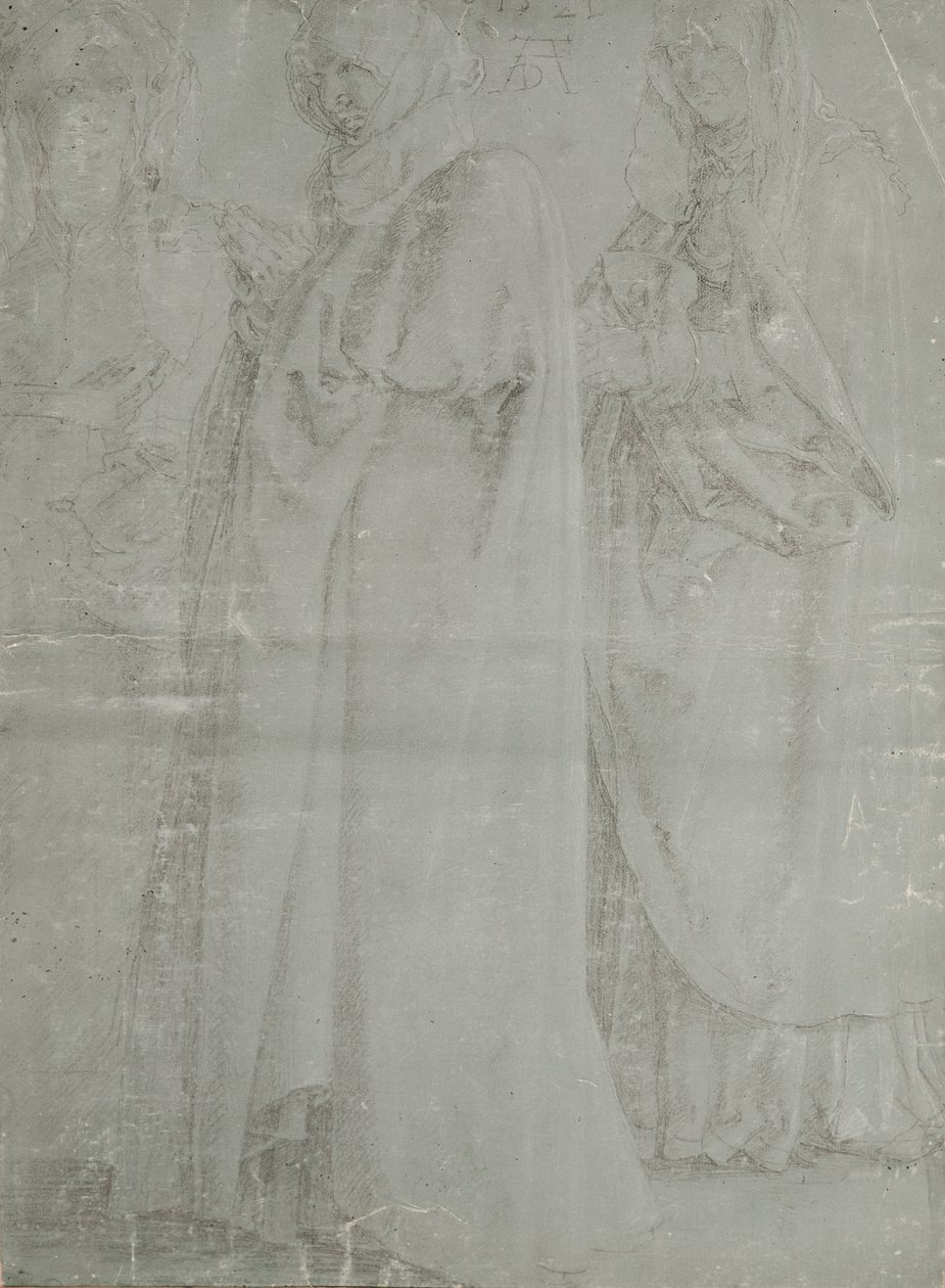 Die Jungfrau und zwei Heilige Frauen, 1521 von Albrecht Dürer