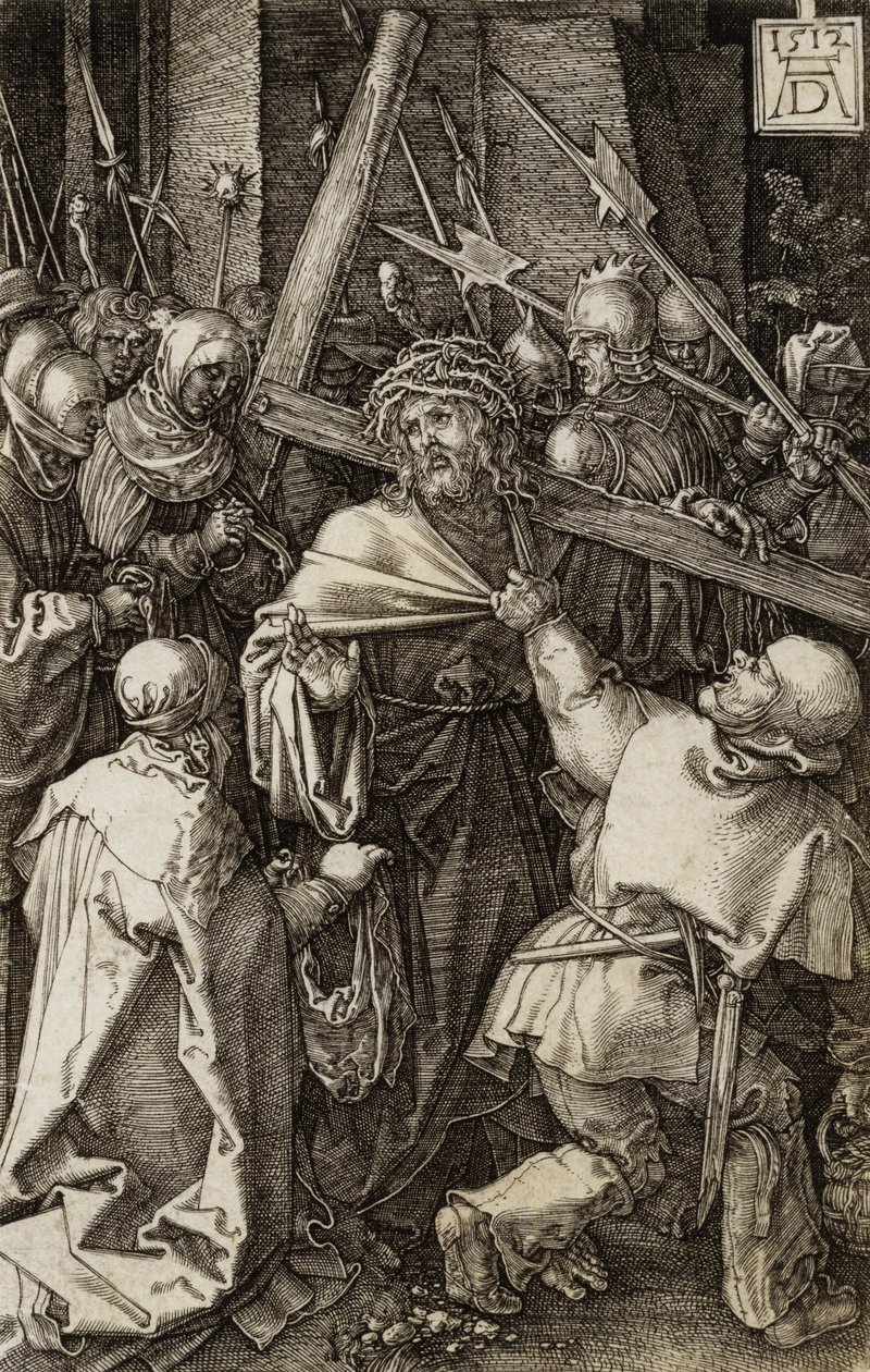 Kreuztragung, aus Die Gravierte Passion von Albrecht Dürer