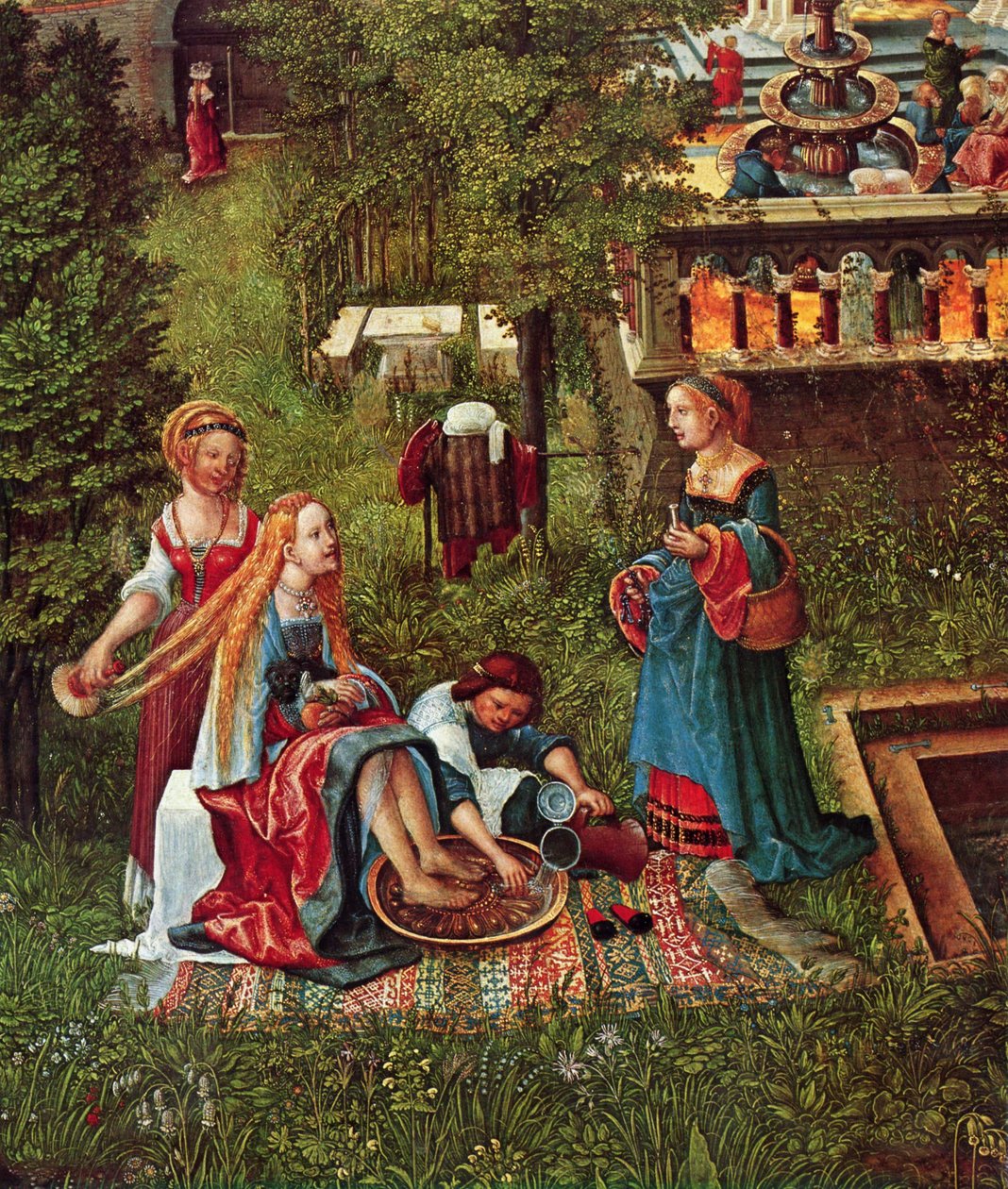 Susanna und die Ältesten (Detail) von Albrecht Altdorfer