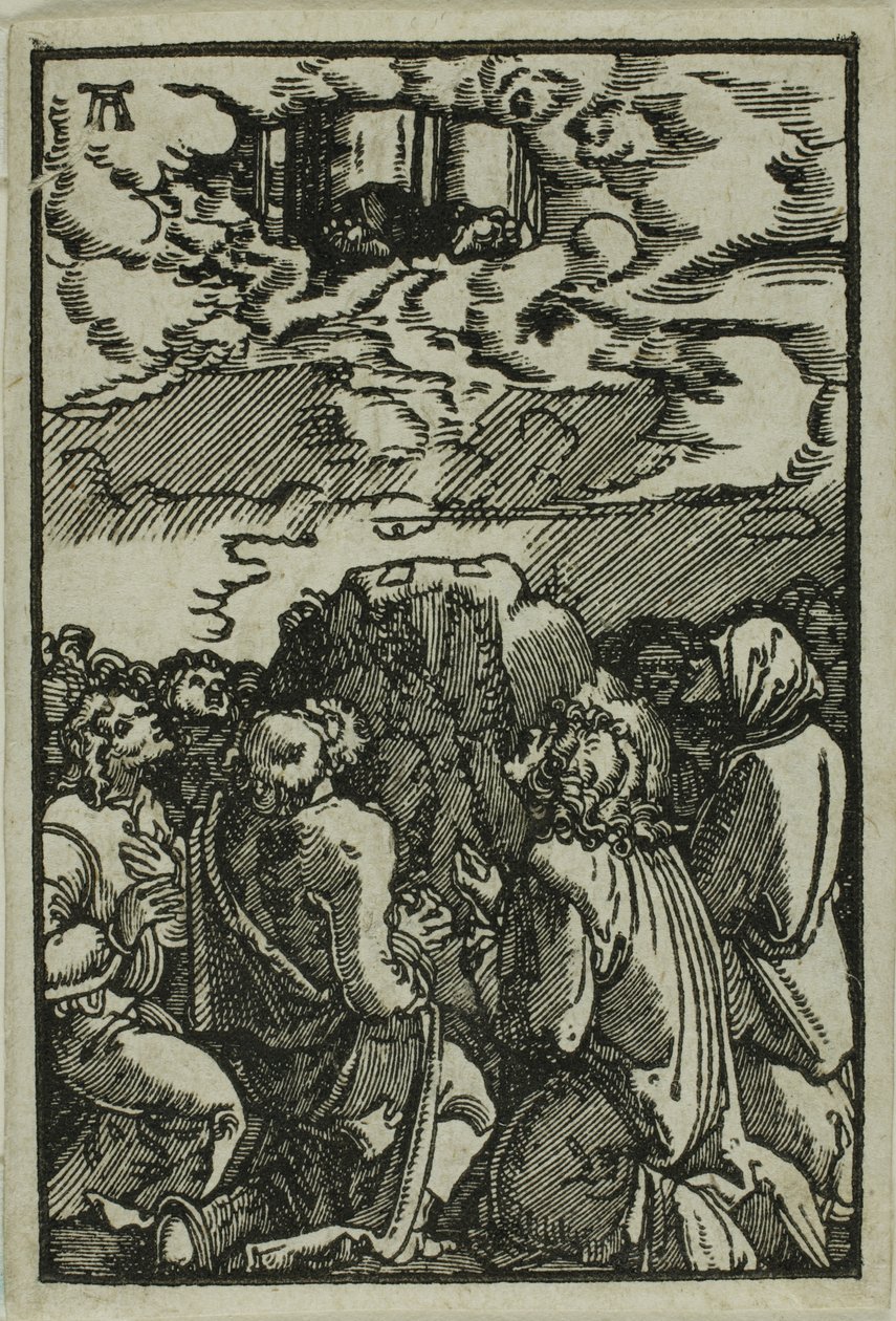 Die Himmelfahrt, aus Der Fall und die Erlösung des Menschen von Albrecht Altdorfer