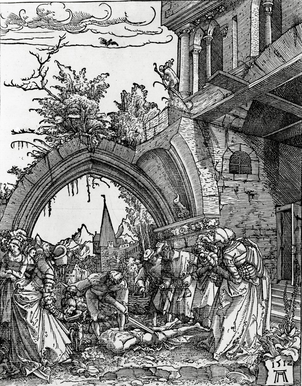 Die Enthauptung von Johannes dem Täufer von Albrecht Altdorfer