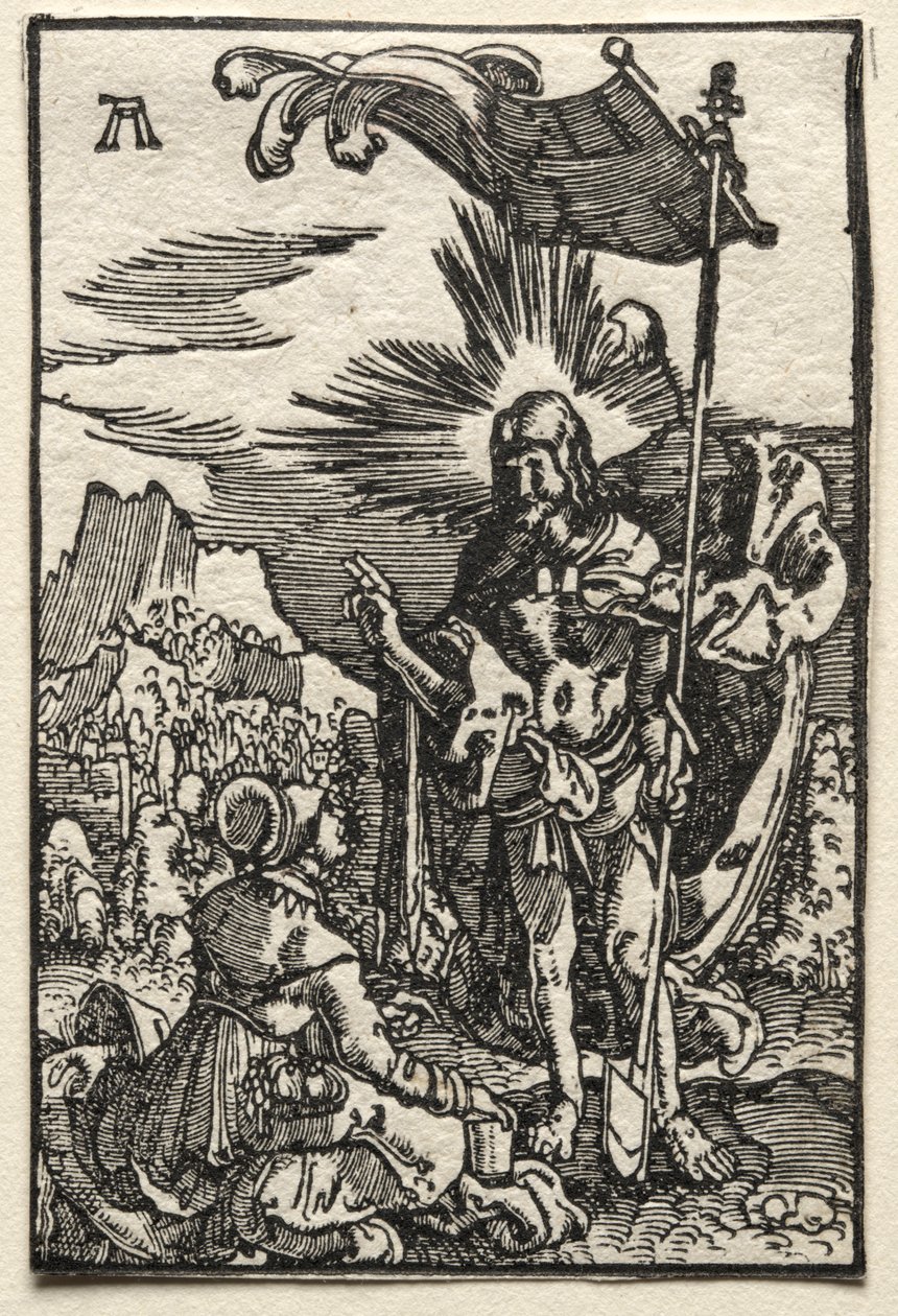 Der Fall und die Erlösung des Menschen: Christus erscheint der heiligen Maria Magdalena, ca. 1515 von Albrecht Altdorfer