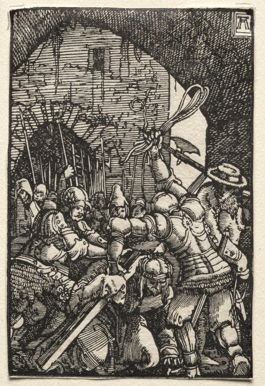 Der Fall und die Erlösung des Menschen: Christus trägt das Kreuz von Albrecht Altdorfer
