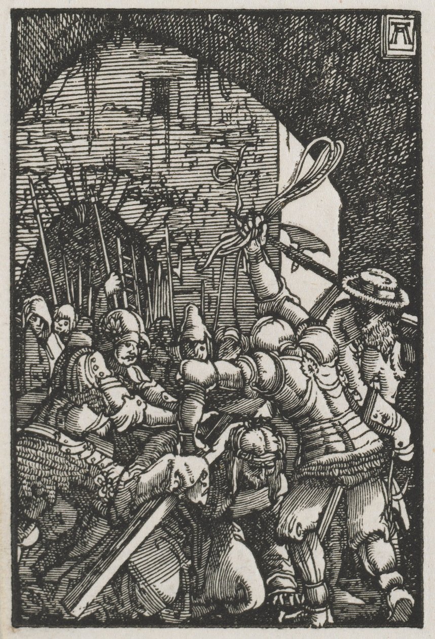 Der Fall und die Erlösung des Menschen: Christus trägt das Kreuz, ca. 1515 von Albrecht Altdorfer