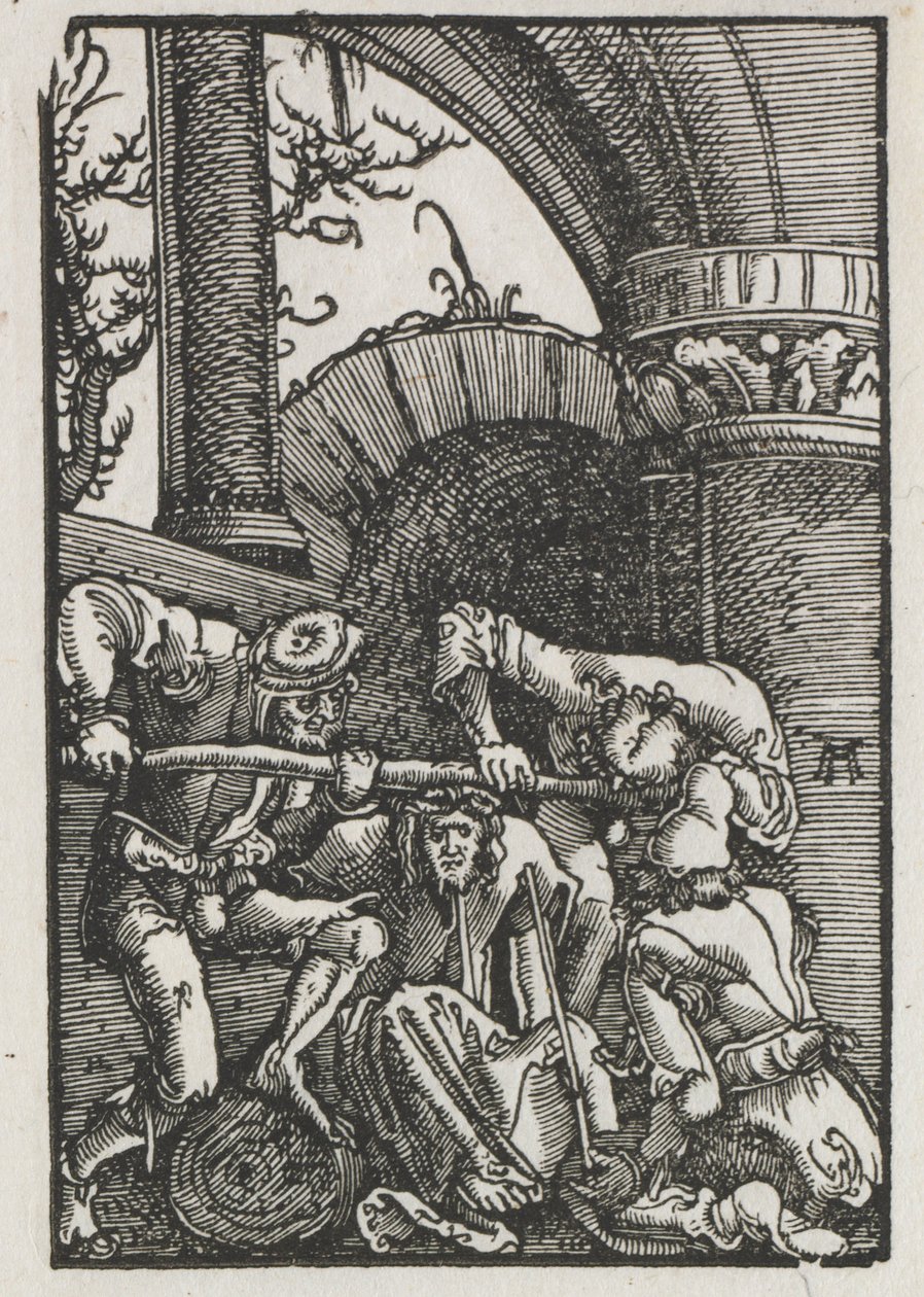 Der Fall und die Erlösung des Menschen: Christus mit Dornenkrone von Albrecht Altdorfer