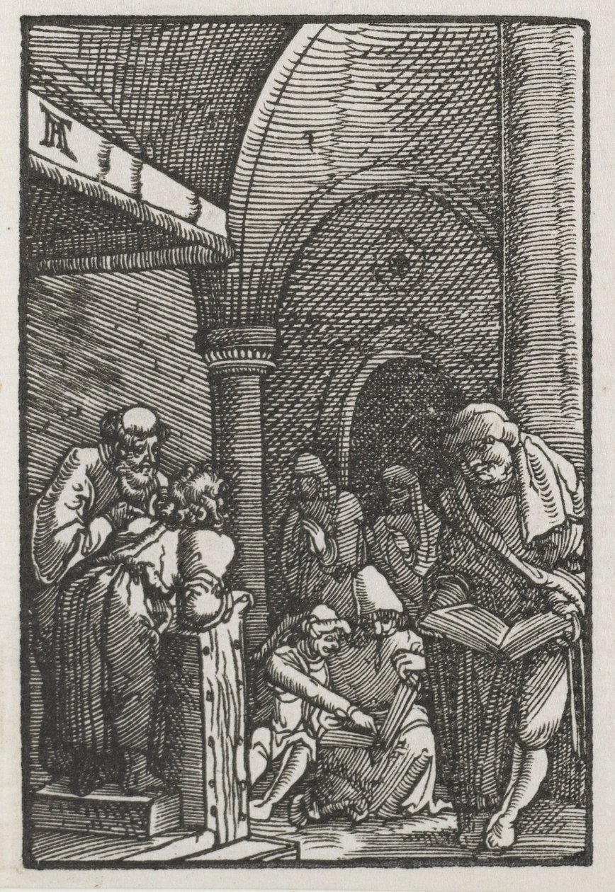 Der Fall und die Erlösung des Menschen: Christus im Disput mit den Doktoren, ca. 1515 von Albrecht Altdorfer