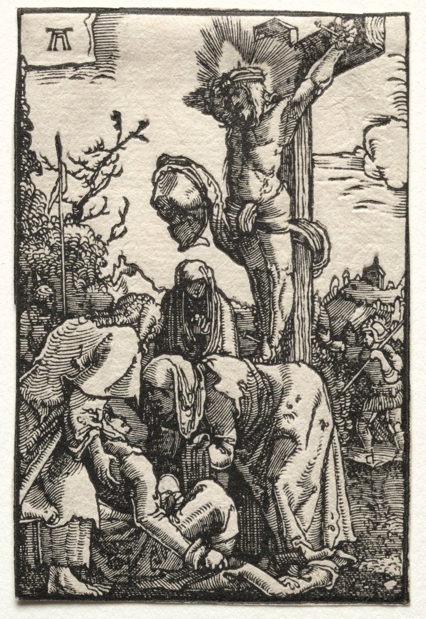 Der Fall und die Erlösung des Menschen: Christus am Kreuz, ca. 1515 von Albrecht Altdorfer