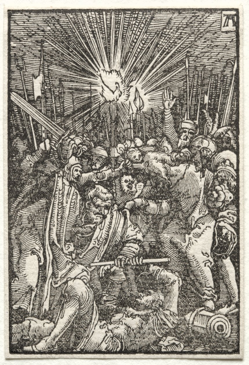 Der Fall und die Erlösung des Menschen: Christus gefangen genommen von Albrecht Altdorfer